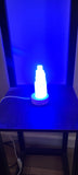 Selenite Tower with Color Changing Light