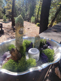 Pistachio Calcite Altar Display
