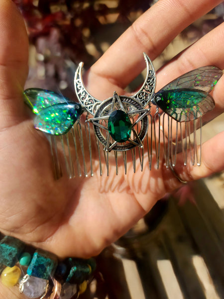 Fairy wing hair pin