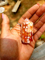 Carnelian Flower agate