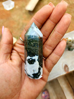 Moss agate towers (small)