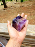 fluorite Crystal cube (large)