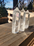 Clear quartz crystal