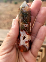 Carnelian moss agate