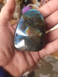 Enchanting labradorite free form crystal