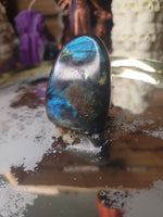 Enchanting labradorite free form crystal