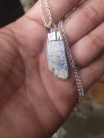 Celestial tranquility kyanite necklace