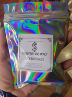 Prosperity and money drawing bath salts