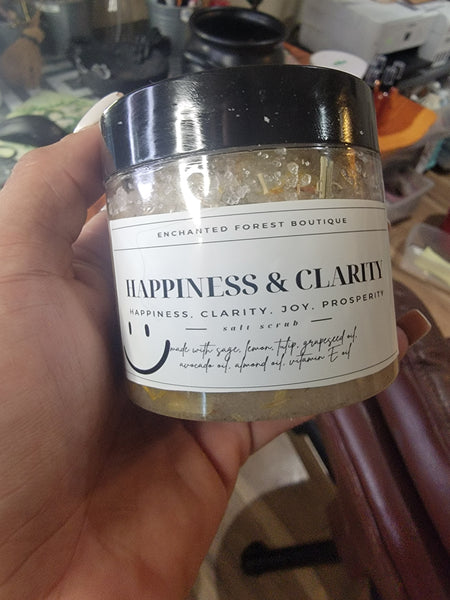 Happiness and clarity ritual salt scrub
