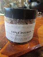 Love potion ritual bath scrub