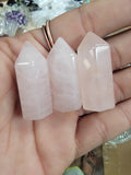 (One) Rose quartz mini tower