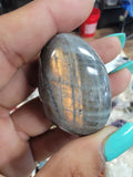 Labradorite palm stone