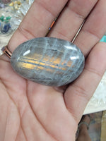 Labradorite palm stone