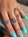 Evil eye protection ring