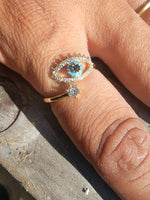 Evil eye protection ring