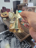 Triple moon altar bell