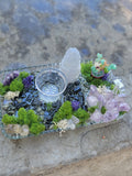 Selenite charging altar