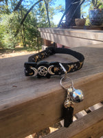 Black tourmaline cat collar