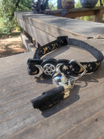 Black tourmaline cat collar