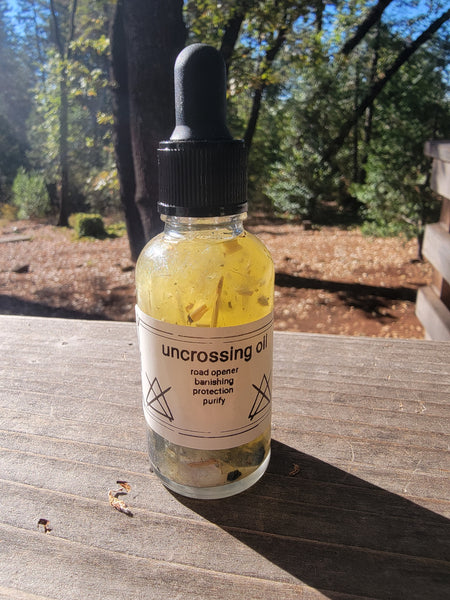 Uncrossing annointing oil