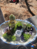 Pistachio Calcite Altar Display