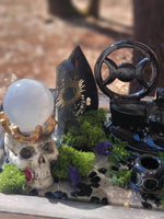 Enchanted Crystal Skull Altar