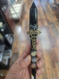 Black obsidian wand