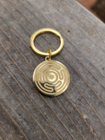 Hekate wheele Keychain gold