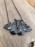 Death moth necklace