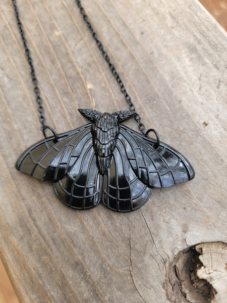 Death moth necklace