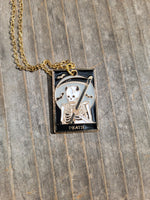 Death tarot necklace