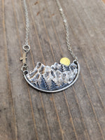 Mountains peak necklace