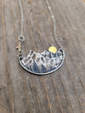 Mountains peak necklace