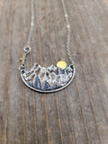 Mountains peak necklace