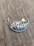 Mountains peak necklace