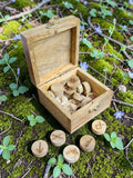 Wood Rune set w/box