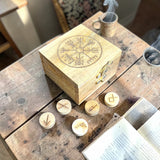 Wood Rune set w/box