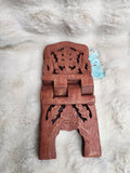 Carved wooden bookholder (medium)