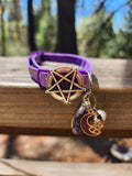 Mystic Moth Amethyst Cluster Cat Collar