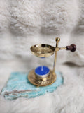 Brass resin burner