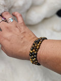 6mm tigers eye braclet
