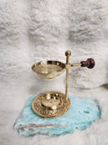 Brass resin burner