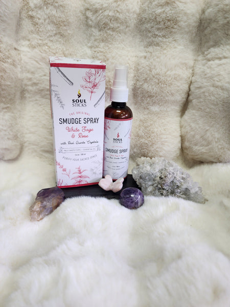 White Sage & Rose Smudge Spray