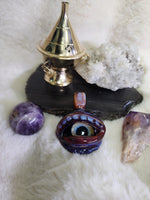 Witch’s Violet Flame Glass Necklace