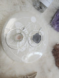 Silver Agate Dangle Necklace