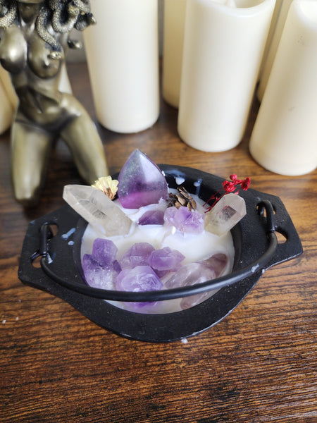 Dragon’s Amethyst Cauldron Candle