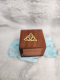Triquetra small wooden chest