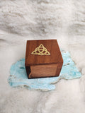 Triquetra small wooden chest