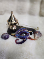 Eye of ra glass blown necklace