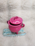 Medium pink cauldron